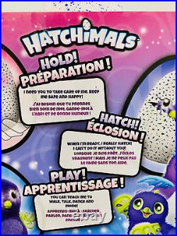 Hatchimals RARE Draggle, Blue/Purple EggSpin MasterOriginal New Box