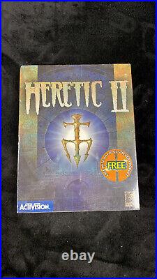 Heretic II Big Box PC CD Rom Complete Original Rare Sealed