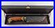 Hunting knife Dagger Bronze Wood Boar Leather Case Box Handmade Rare Sheath