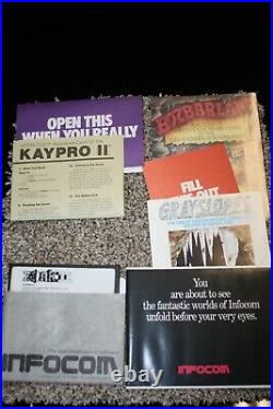 INFOCOM ZORK II KAYPRO II Big Box FLOPPY Box/Manual original EXTREMELY RARE
