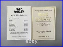 IRON MAIDEN EDDIE S HEAD UK with Original Box Certificate very rare