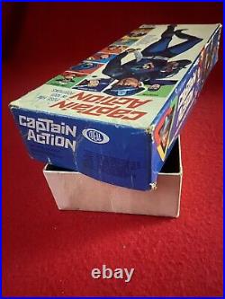 Ideal CAPTAIN ACTION 12 FIGURE in BOX Original 1966 Vintage Set Rare Box
