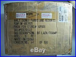 K1800993 Lady And The Tramp Big Fig W Box Disney 21 Tall Complete Original Rare