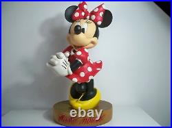 K1805952 MINNIE MOUSE BIG FIGS With BOX DISNEY 22 TALL COMPLETE ORIGINAL RARE