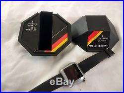 LED LCD 1970s JUNGHANS Time Commander Digital. Original. RARE + Box