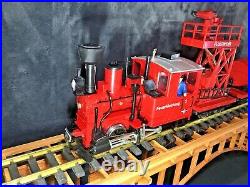 LGB 70940 Fire Brigade Train With Steam Locomotive Sound Original Box Rare