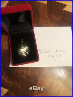 Lana Del Rey Rosary Locket Spoon Necklace Original Box Rare Tour Merch Sold Out