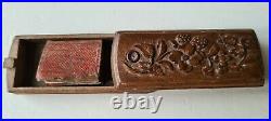 Le Petite Fabuliste' Miniature book in very rare'magic' wooden box 1840