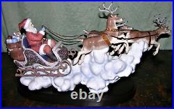 Lladro Santa's Midnight Ride #1938 RARE Complete In Original Box