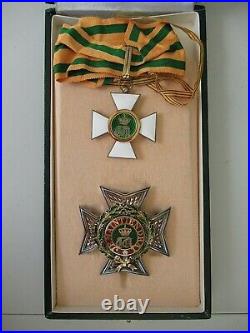Luxemburg Order Of The Oaken Crown. Grand Officer Set. Silver. Boxed. Rare