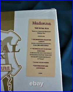 MADONNA SEALED THE ROYAL BOX SATIN CASSETTE EDITION Rare Promo Hype Sticker