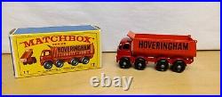 MATCHBOX Lesney Hoveringham Tipper Truck No. 17 & Original Rare E Type Box