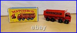 MATCHBOX Lesney Hoveringham Tipper Truck No. 17 & Original Rare E Type Box