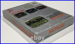 METROID ORIGINAL Nintendo NES Box Rare BOXED CIB Complete HANGTAB
