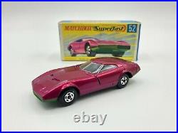 Matchbox Dodge Charger #52 In Rare Superfast G Box All Original MINMB
