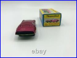 Matchbox Dodge Charger #52 In Rare Superfast G Box All Original MINMB