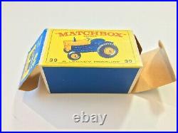 Matchbox Lesney #39 Ford Tractor Rare 7MM Exhaust Pipe Original E4 Box Lot 194