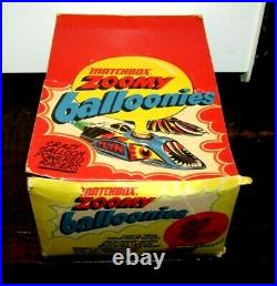 Matchbox Trade Box of 5 Sealed Zoomy Balloonies. Very Very Rare. Lesney 1972