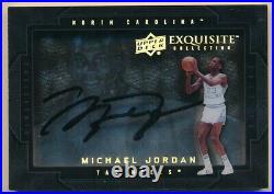 Michael Jordan 2011/12 Ud Exquisite Dimensions Shadow Box Autograph Sp Auto Rare