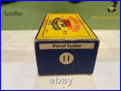 Moko Lesney Matchbox #11b Red Erf Road Tanker Gpw Vnm In Rare B4 Original Box