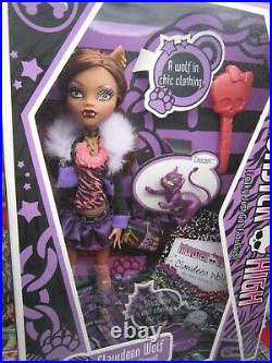 Monster High Doll, Clawdeen Wolf, First Wave, Original, 1st Style Box, Very Rare
