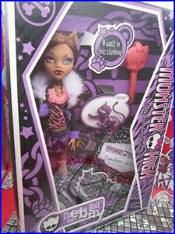 Monster High Doll, Clawdeen Wolf, First Wave, Original, 1st Style Box, Very Rare