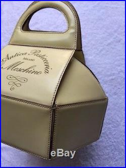 Moschino Very Rare Vintage Antica Pasticceria Cake Box Handbag Adorable