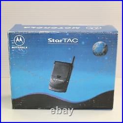Motorola StarTAC Flip Phone Black Original NEW IN BOX Rare Collector Piece