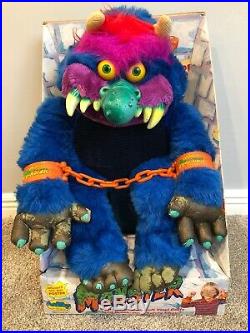 My Pet Monster, Vintage Original 1986 Box, AmToy, With Shackles/handcuffs, RARE