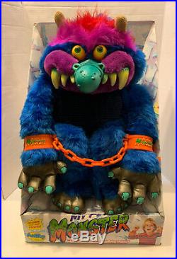 My Pet Monster, Vtg ORIGINAL 1986 BOX, AmToy, With Shackles/handcuffs, RARE