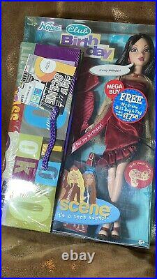 My scene club birthday nolee Promo NEW IN BOX Mattel barbie doll 2000s NIB RARE