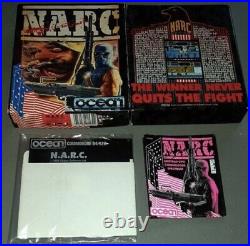 NARC OCEAN Commodore 64 / 128 RARE Original Big-Box DISK Release