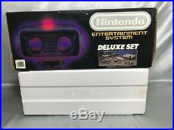NES/Nintendo Deluxe Set Box and Styrofoam only, Original Rob Robot system RARE