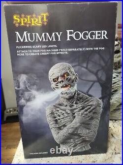 NEW Spirit Halloween Illuminated Mummy Fogger with Original Box ULTRA RARE