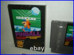 NINTENDO NES PINBALL Game RARE With Original Box & Instruction PIN BALL