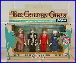 NYCC 2016 FUNKO ReAction The Golden Girls 4 Pack Rose Dorothy Blanche Pop RARE