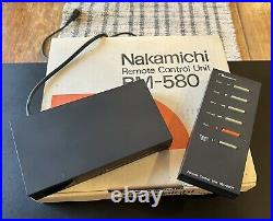 Nakamichi RM-580 Remote Control Unit RARE Working with Original Box Papers