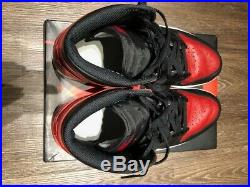 Nike Air Jordan Retro 1 High OG Banned Bred Rare Size 15 Original Box Used
