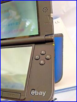 Nintendo 3DS LL Blue Japanese ver Console withCharger Original Box Rare