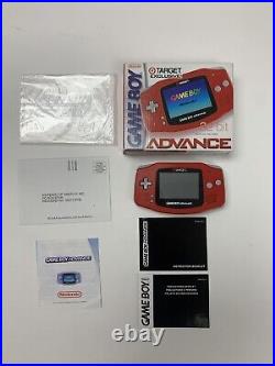 Nintendo Game Boy Advance Target Exclusive Used In Original Box Rare OG Red