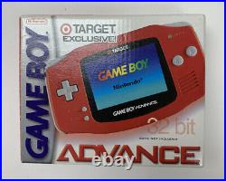 Nintendo Game Boy Advance Target Exclusive Used In Original Box Rare OG Red