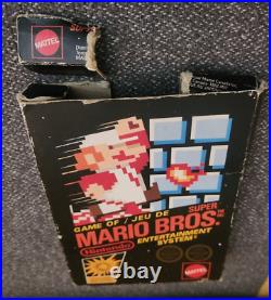 Nintendo Super Mario Bros original 1985 Canada/Quebec game with box & inserts Rare