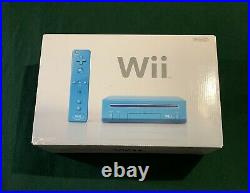 Nintendo Wii Limited Edition Rare Blue Console New Open Box! Ships Out Fast