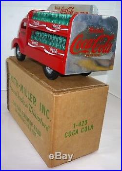 ORIGINAL, RARE VTG. 1970'S COCA-COLA SMITH MILLER DELIVERY TRUCK With6 CASES & BOX