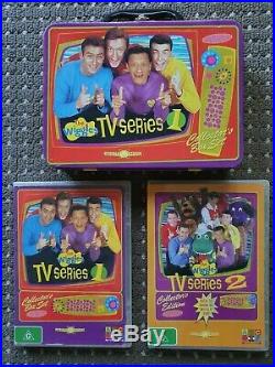 ORIGINAL The Wiggles TV Series 1 & 2 DVD (2 discs) Collector's Box Set Tin RARE