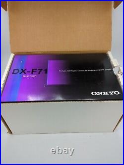 Onkyo Portable CD Player DX-F71 Brand New In Original Box RARE Collector Radio