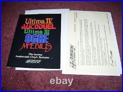 Origin Ultima IV 4 Quest of Avatar APPLE II Computer Game Big Box PC RARE