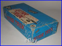 Original 1967 Star Trek Leaf Card Empty Display Box Very rare #BQ17