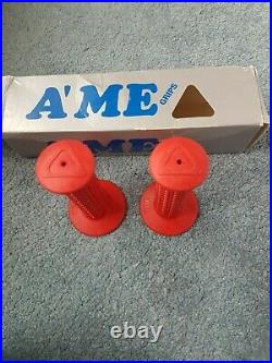 Original Rare 80s Redline Nos Red Ame Cams Boxed Bmx Grips Nos 80s Old School