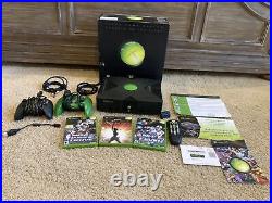 Original Xbox Console Complete In Box With Games With DVD Kit Rare